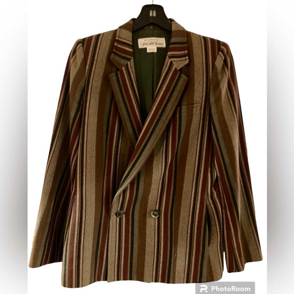 Vintage Saks Fifth Avenue Pinstripe Blazer